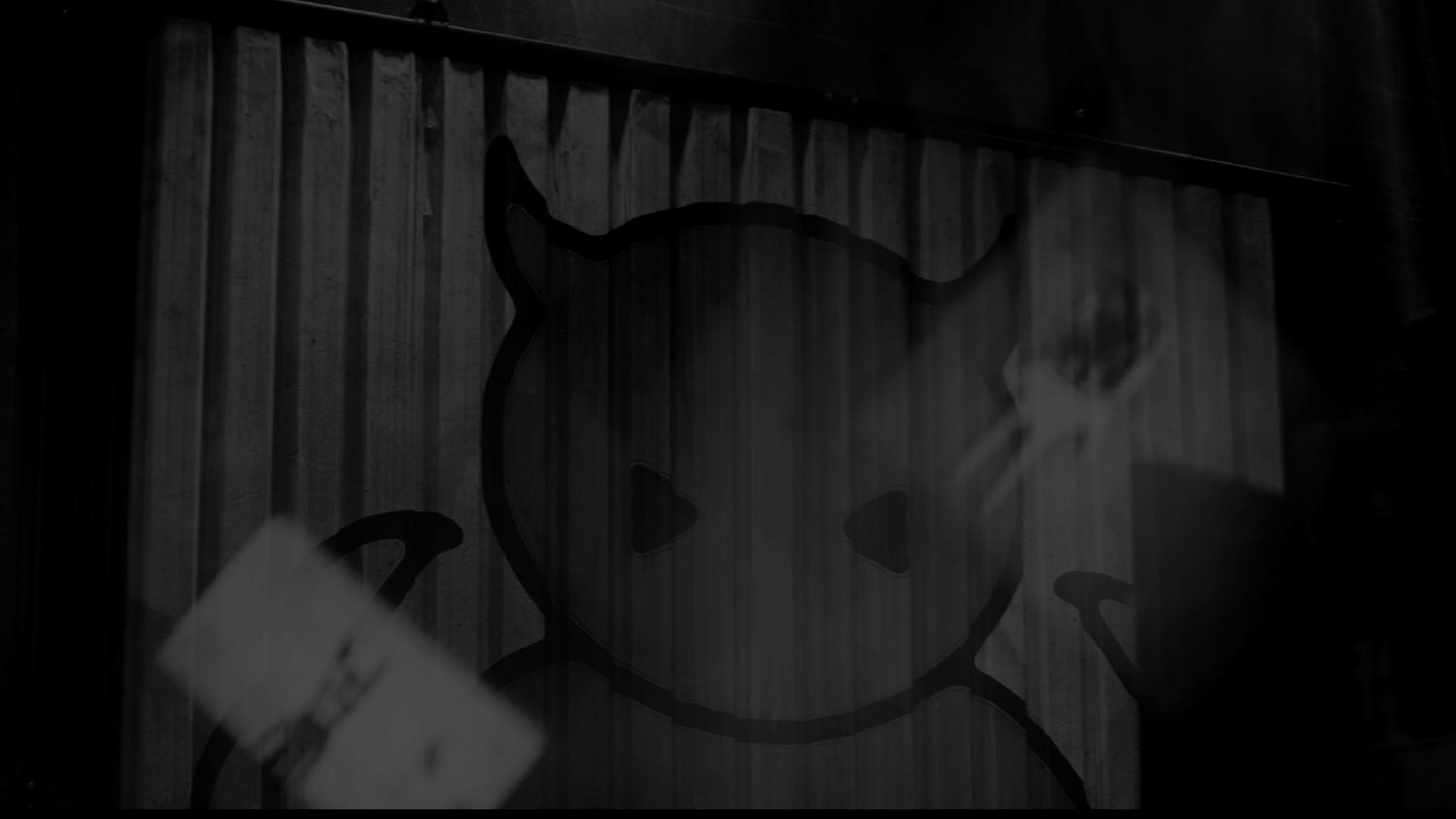Bear silhouette artwork