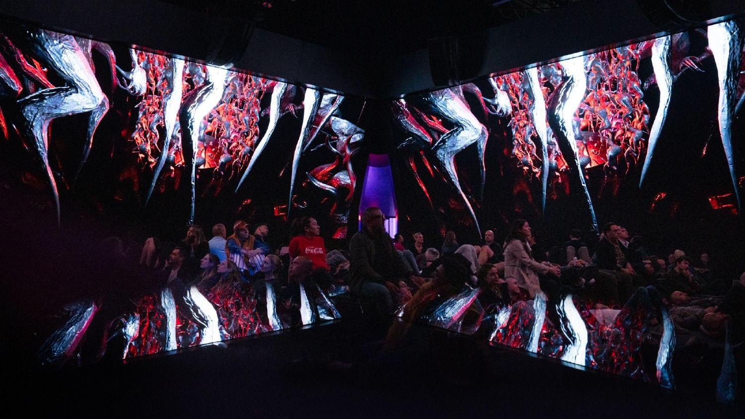 LED screening room